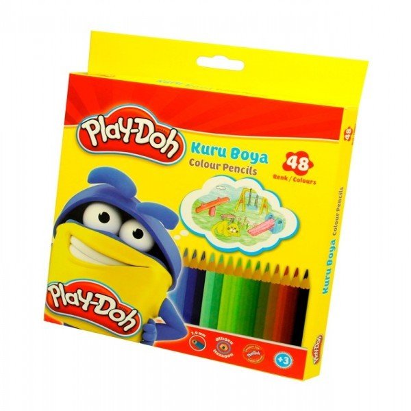 Play-Doh 48 Renk Kuru Boya