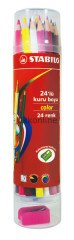 STABILO COLOR KURU BOYA  24LÜ PLASTİK TÜP