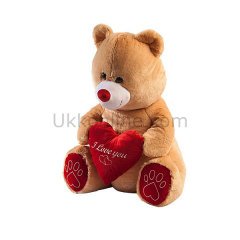 1028K SEVİMLİ AYI 80CM KAHVERENGİ