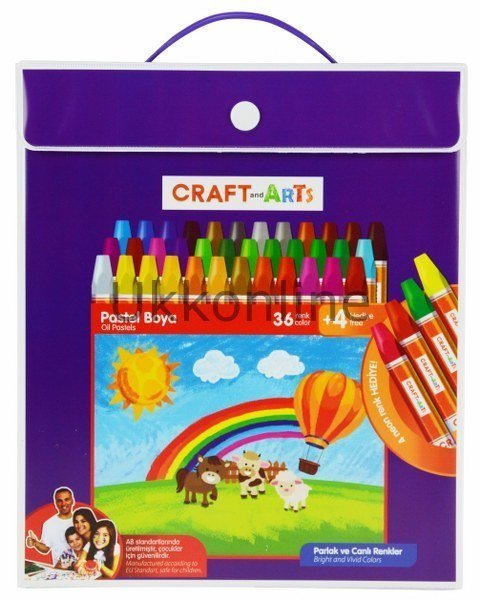 U1536-CK KRAFT AND ARTS PASTEL BOYA 36+4 ÇANTALI