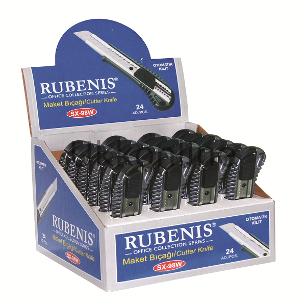 RUBENİS MAKET BIÇAĞI SX-98W METAL SÜRGÜLÜ