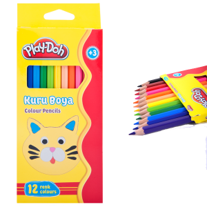 Play-Doh 12 Renk Üçgen Kuru Boya  /