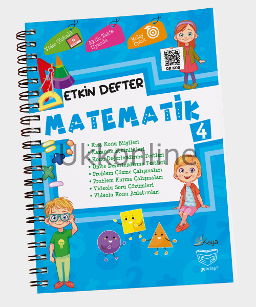 4.SINIF ETKİN AKILLI DEFTER MATEMATİK GENDAŞ YAYINLARI