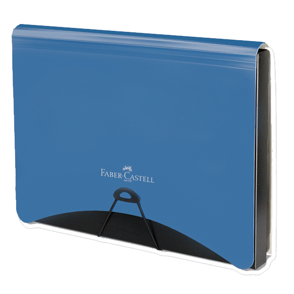FABER KÖRÜKLÜ DOSYA A 7+1 METALİK MAVİ