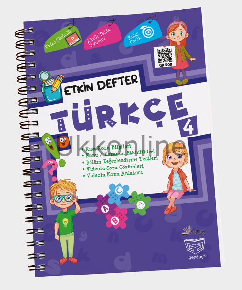 4. SINIF ETKİN AKILLI DEFTER TÜRKÇE GENDAŞ YAYINLARI