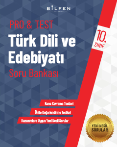 10. SINIF PRO&TEST TÜRK DİLİ VE EDEBİYATI SORU BANKASI