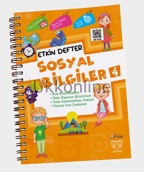 4.SINIF ETKİN AKILLI DEFTER SOSYAL BİLGİLER GENDAŞ YAYINLARI