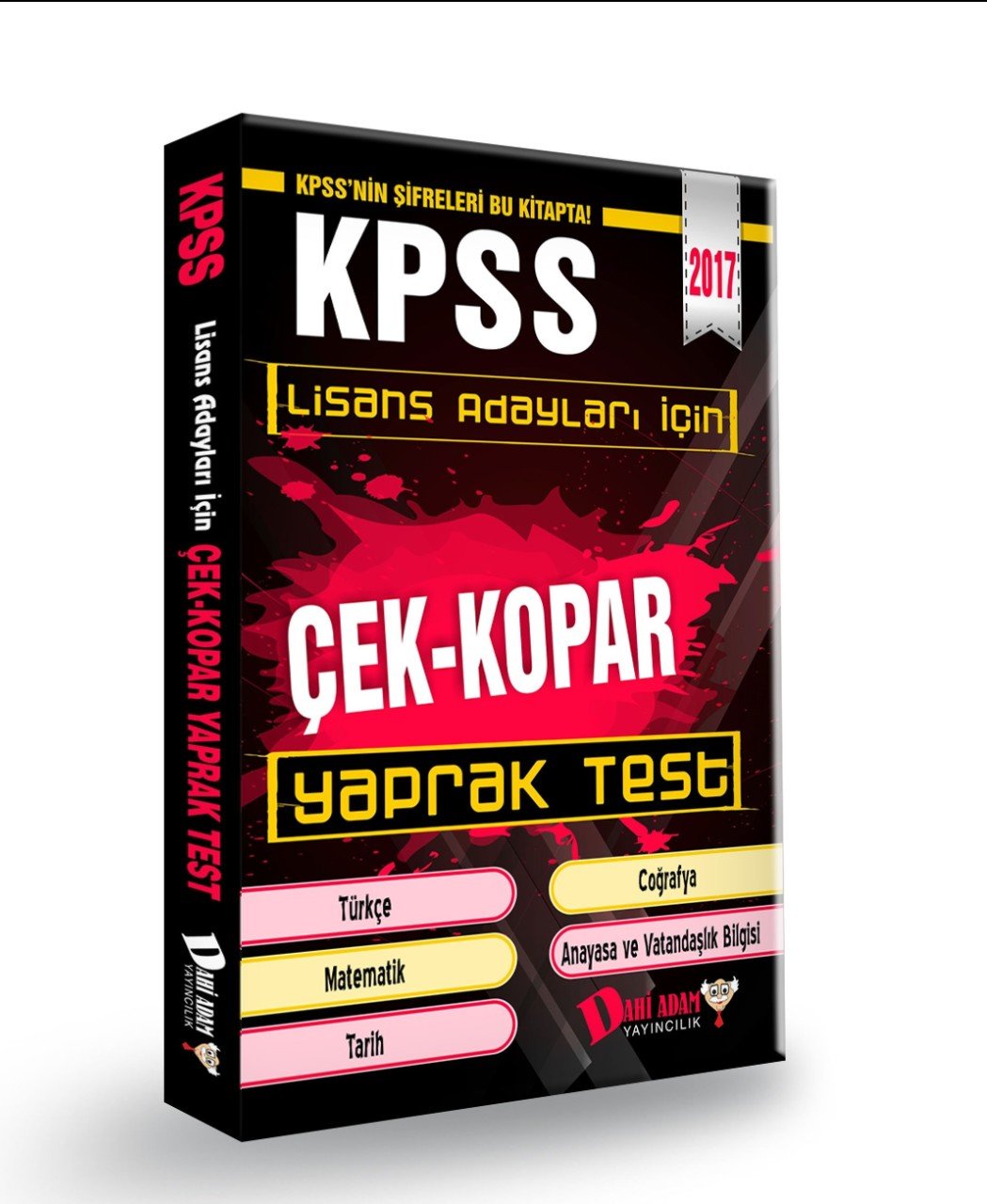 Dahi Adam KPSS Lisans Çek Kopar Yaprak Test