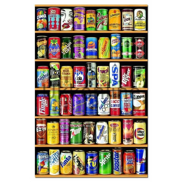 Educa 1000 Parça Minyatür Puzzle Soft Cans 14835