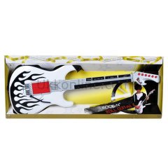 637B SUN GİTAR TUŞLU ROCK/ROLL ALEV DESENLİ SYH./BYZ.-POT-