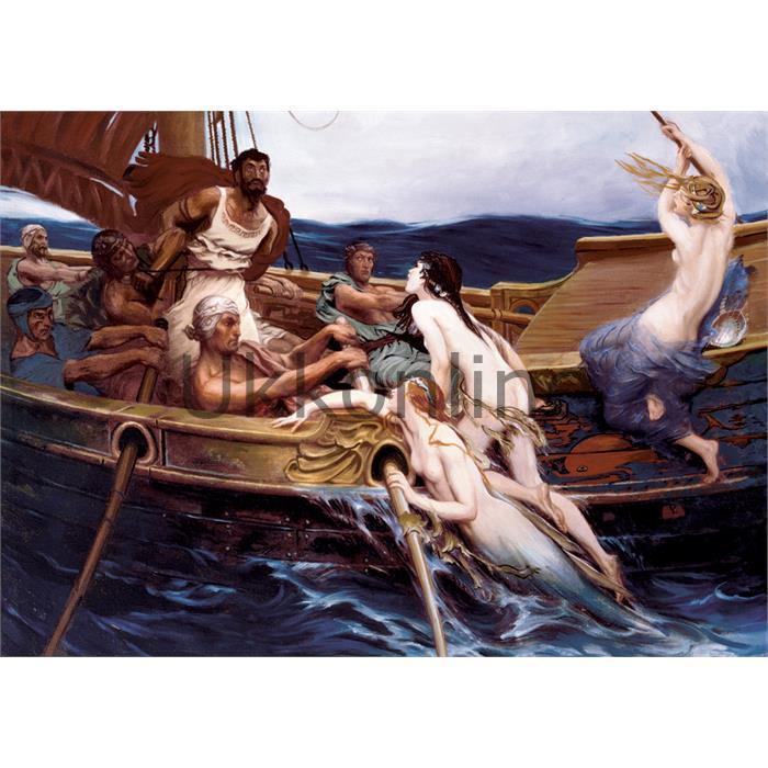 Art Puzzle 2000 Parça Odiso ve Sirenler 4701