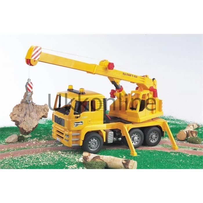 Bruder Man 02754 Vinçli Kamyon (Sarı)