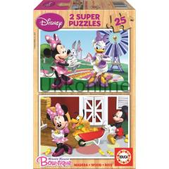 EDUCA COCUK AHSAP 2x25 PUZZLE 15279 MINNIE