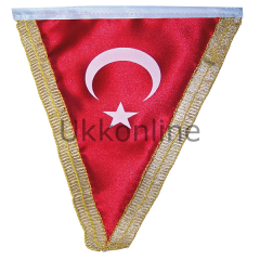 ALSANCAK TÜRK BAYRAĞI 015-22.5 ÜÇGEN SİMLİ