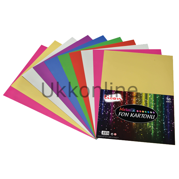 TİCON METALİK FON KARTONU 50-70CM