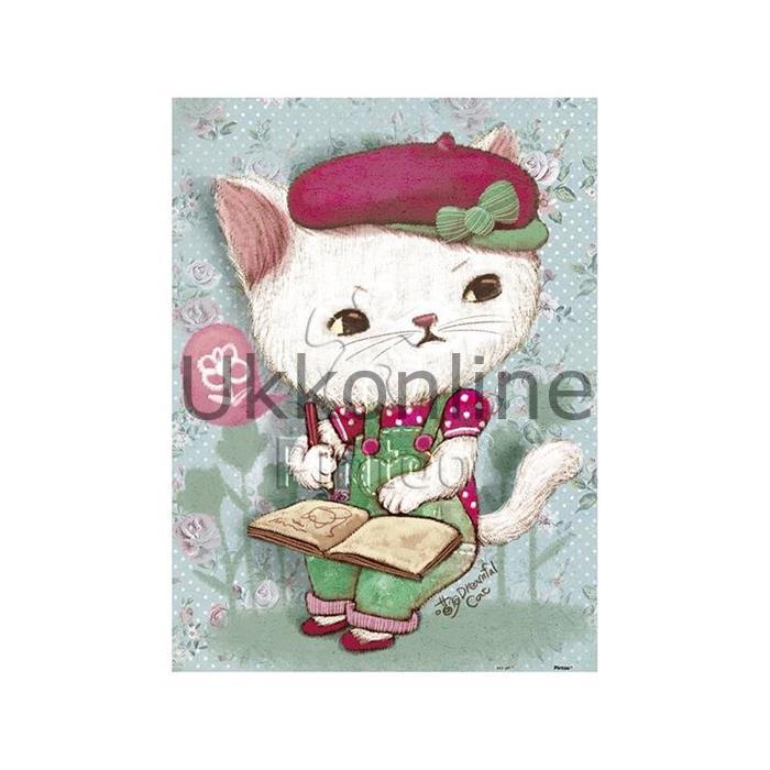 Pintoo Puzzle 300 Parça H1586 Bayan Beyaz