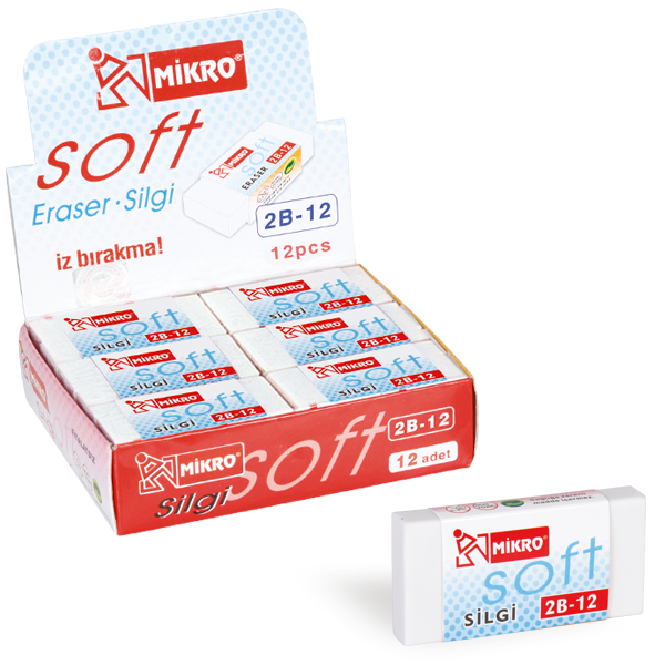 MİKRO SİLGİ 12 Lİ 2B-12