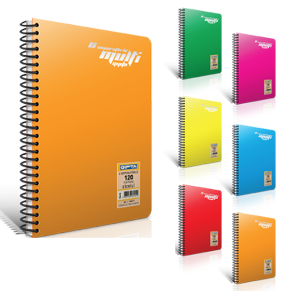 GIPTA NOT DEFTERİ MULTİ SPR PP KPK 17-24 150/4