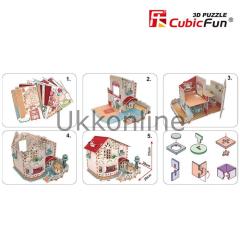 NECO 3D PUZZLE P634H BUNGALOW BEBEK EVİ