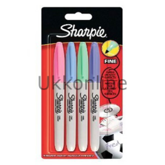 SHARPİE PERMANENT FİNE PASTEL RENK 4 LÜ