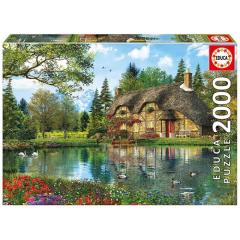 Educa 2000 Parça Puzzle 16774 Lake View Cottage