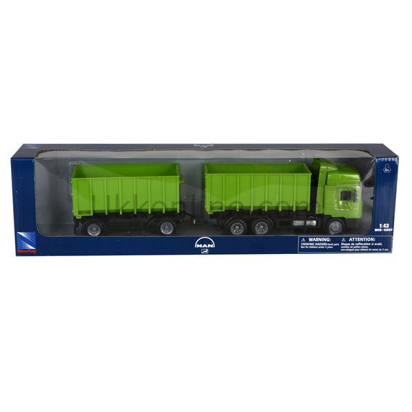 15043 SUN 1/43 L.HAUL MAN F2000 TWIN DUMP-NRY-DC.
