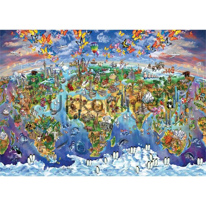 Art 4717 Puzzle 2000 Parça Büyüleyici Dünya