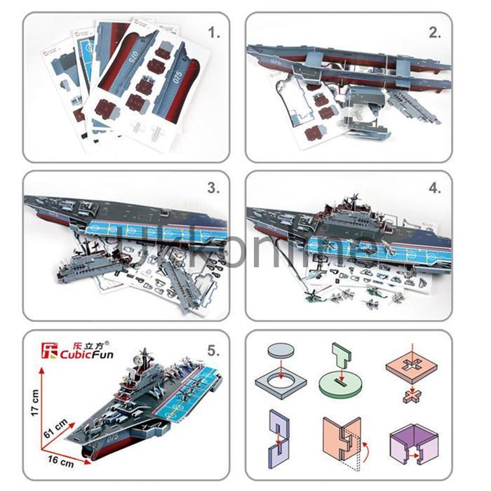 NECO 3D PUZZLE P602H KIEV AIRCRAFT CARRIER