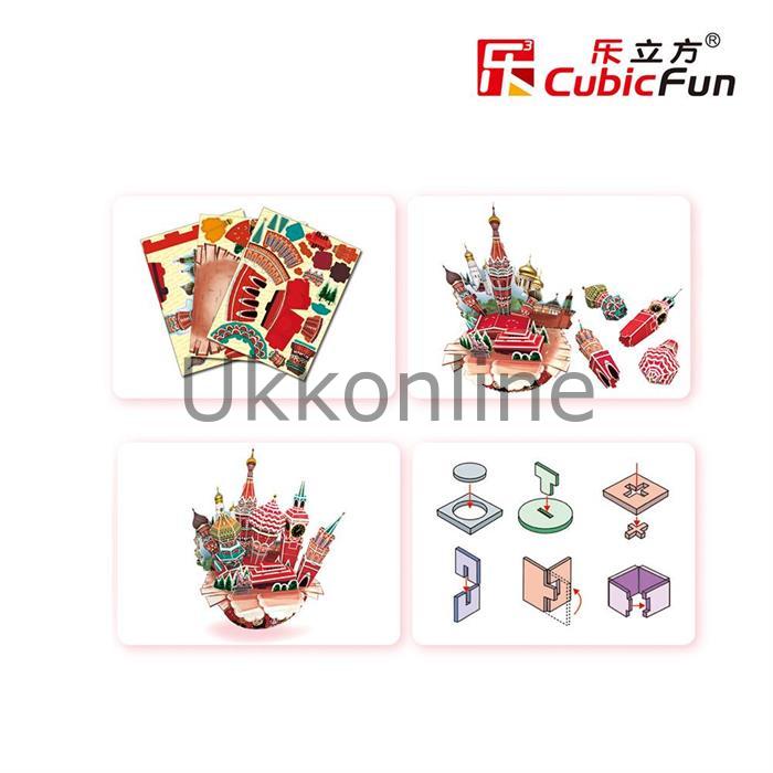 NECO 3D PUZZLE OC3206 MOSKOVA ŞEHİR KOMPOZİSYONU