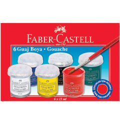 FABER GUAJ BOYA 6 RENK ŞİŞE