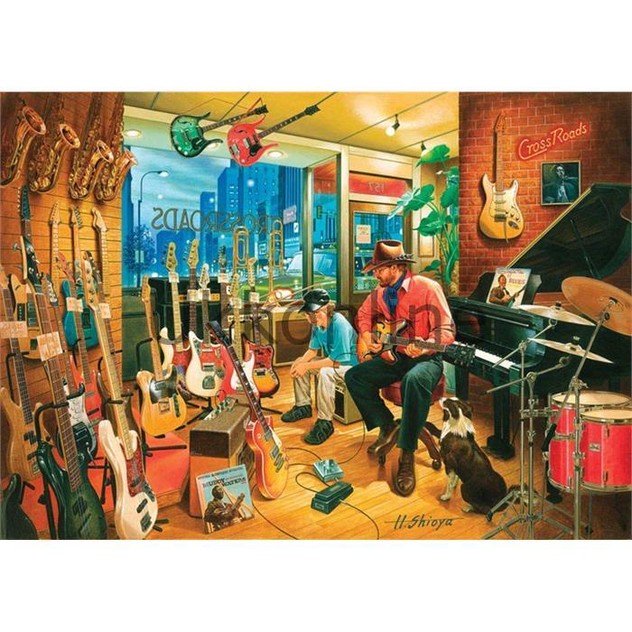 Art 4643 Puzzle 1500 Parça Cross Roads Music Shop