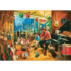 Art 4643 Puzzle 1500 Parça Cross Roads Music Shop