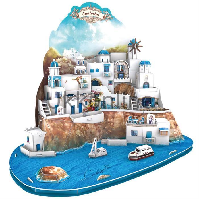 NECO 3D PUZZLE  MC195H SANTORİNİ ADASI-YUNANİSTAN