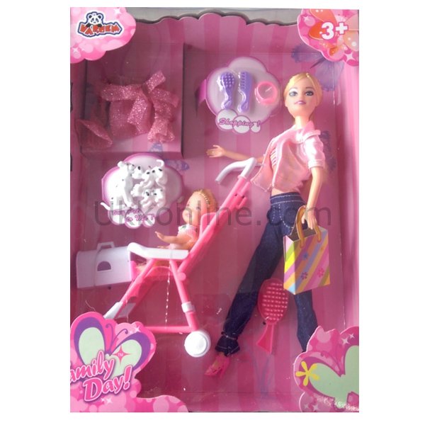 38160 KUT.11.5INCH AKS.PUSETLİ BEBEK