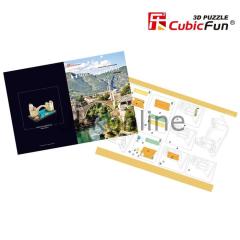NECO 3D PUZZLE  MC177H MOSTAR KÖPRÜSÜ-BOSNA HERSEK