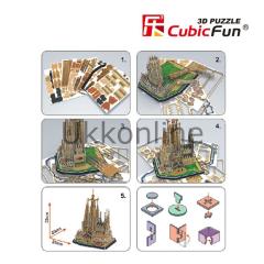 NECO 3D PUZZLE MC153H LA SAG. FAMİLLA KİLİSESİ-İSP.