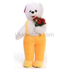 1075S TULUMLU AYI AYAKTA 75CM SARI