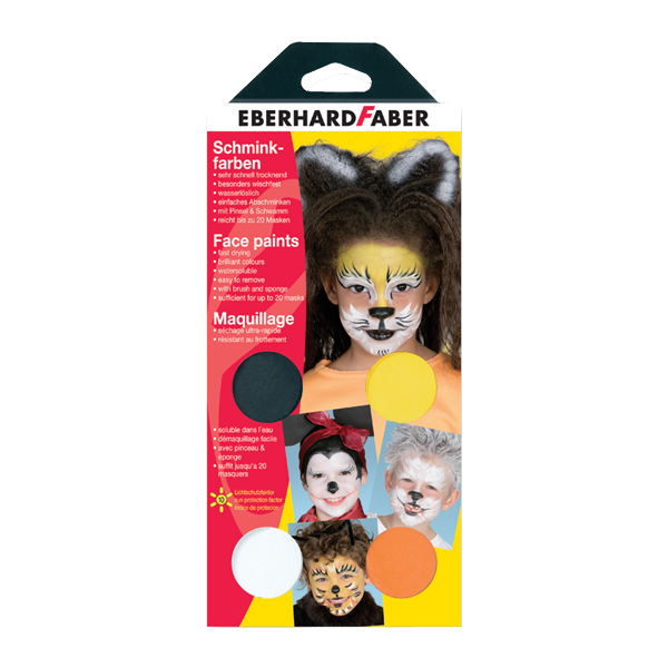 EBERHARD YÜZ BOYAMA SETİ ANİMALS 4 RENK