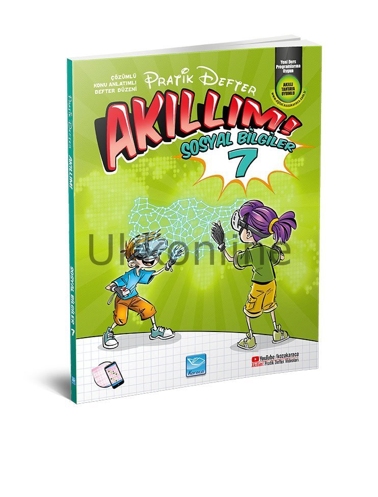 Akıllım Pratik Defter Sosyal Bilgiler 7. Sınıf Koza Karaca Yayınları