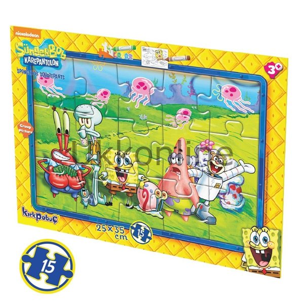 6860 SÜNGERBOB GROUP PICTURE 15pcs PUZZLE