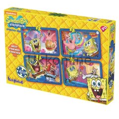 6862 SÜNGERBOB BEST FRIENDS 4 EVER  4x16pcs PUZZLE