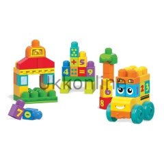 Mattel FBM80 Megablocks Eğlenceli Sayı Treni  - 2