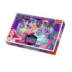 16279 100PCS PUZZLE BARBIE ROCKN ROYA