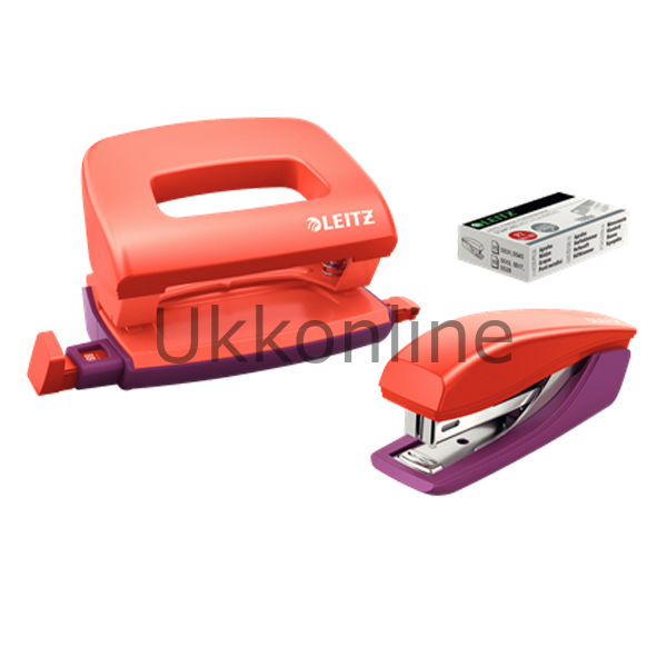 LEİTZ URBAN CHİC ZIMBA VE DELGEÇ SET PEMBE-KIRMIZI