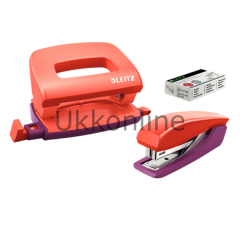 LEİTZ URBAN CHİC ZIMBA VE DELGEÇ SET PEMBE-KIRMIZI