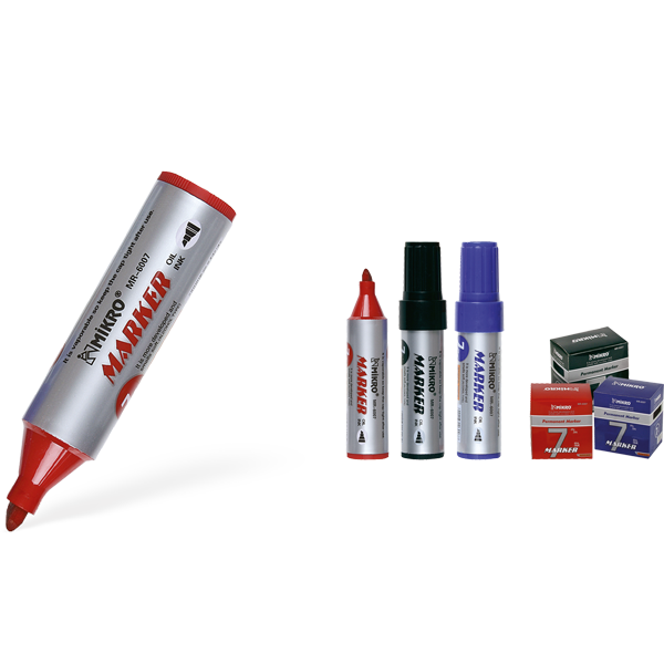 MİKRO MARKÖR JUMBO 7MM KIRMIZI 6007