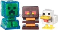 CGX24 MINECRAFT 3lü MİNİ FİGÜRLER +3 yaş