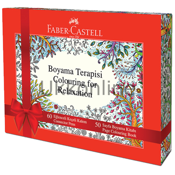 FABER KEÇELİ KALEM EĞLENCELİ  60 LI BOYAMA KİTAPLI