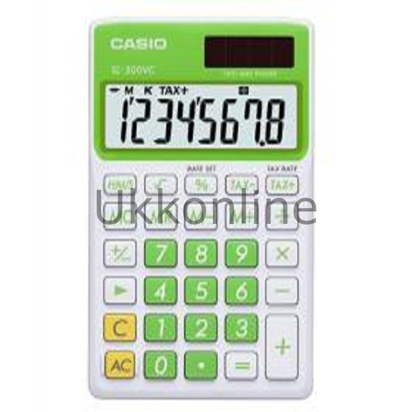 CASİO HESAP MAKİNESİ SL-300VC-GN 8 HANE