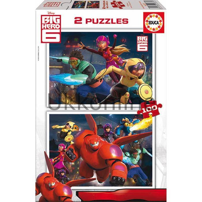 EDUCA 2x100 PUZZLE BIG HERO 6